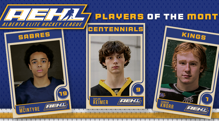 AEHL’s Players of the Month – October