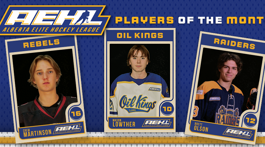 AEHL’s Players of the Month – January